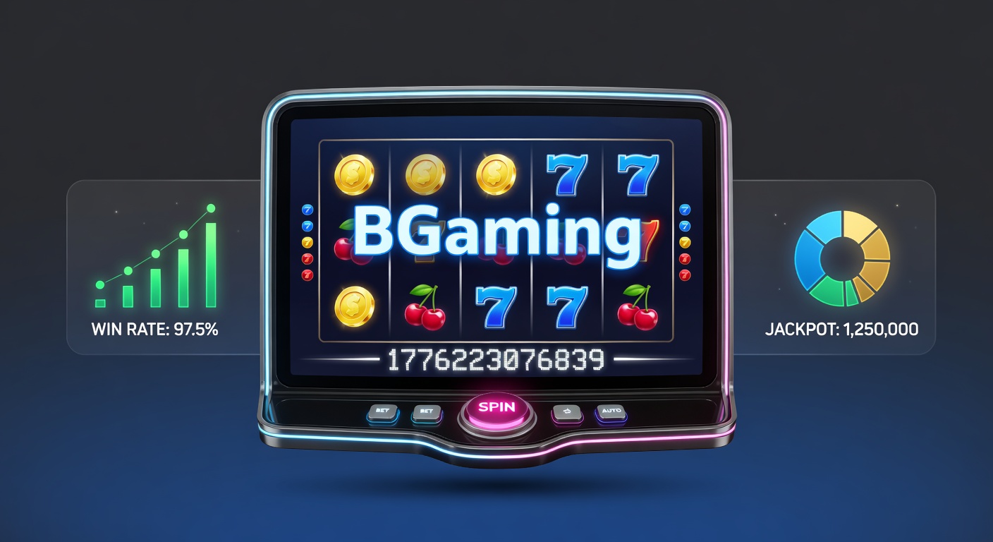 Vibrant screenshot of a BGaming slot machine featuring cascading reels and bonus symbols in action