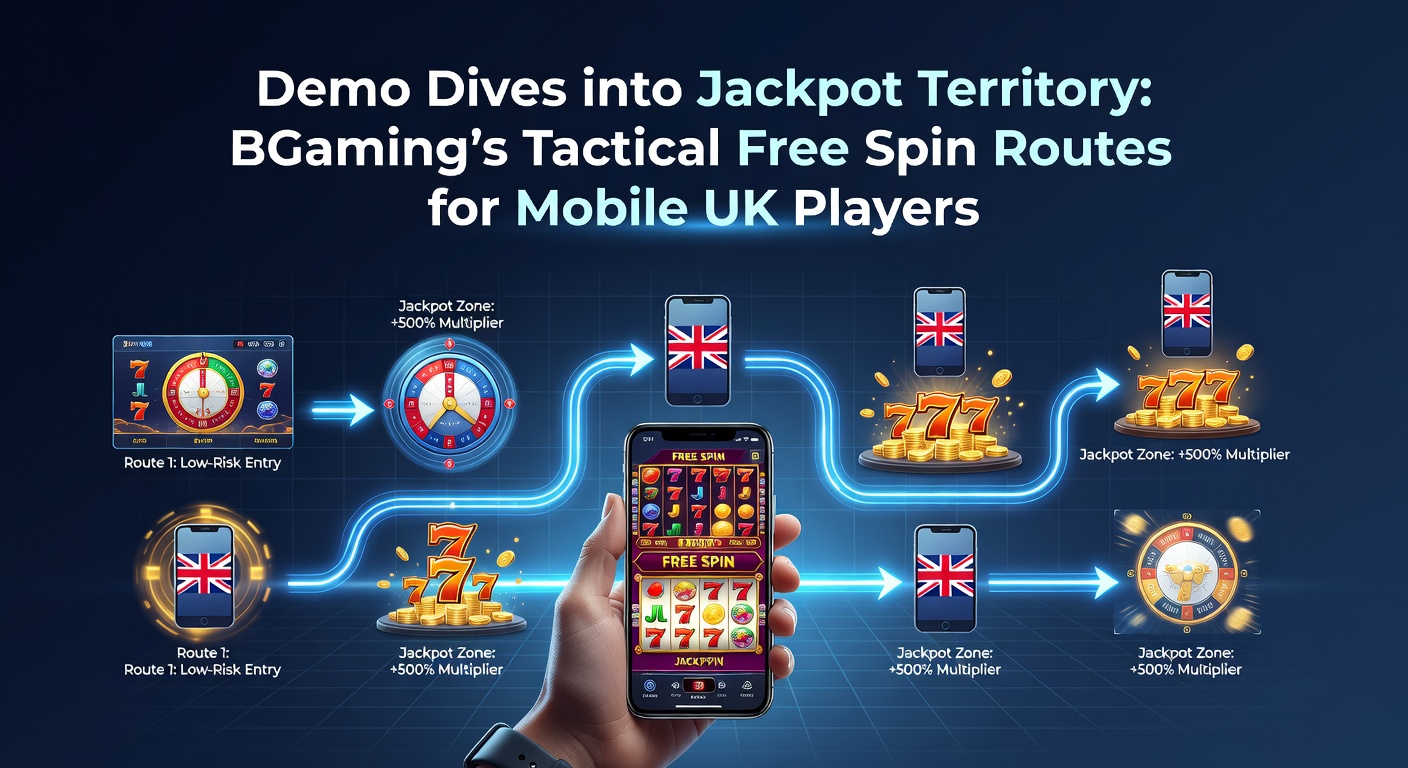 Vibrant BGaming slot demo interface on a mobile device showing free spin activations and jackpot counters building excitement for UK players