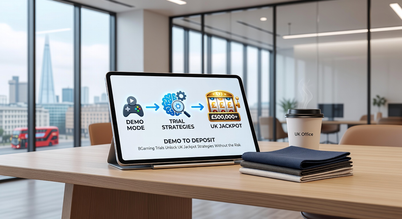 Close-up of a mobile device screen displaying a BGaming jackpot win notification transitioning from demo mode to a deposit prompt