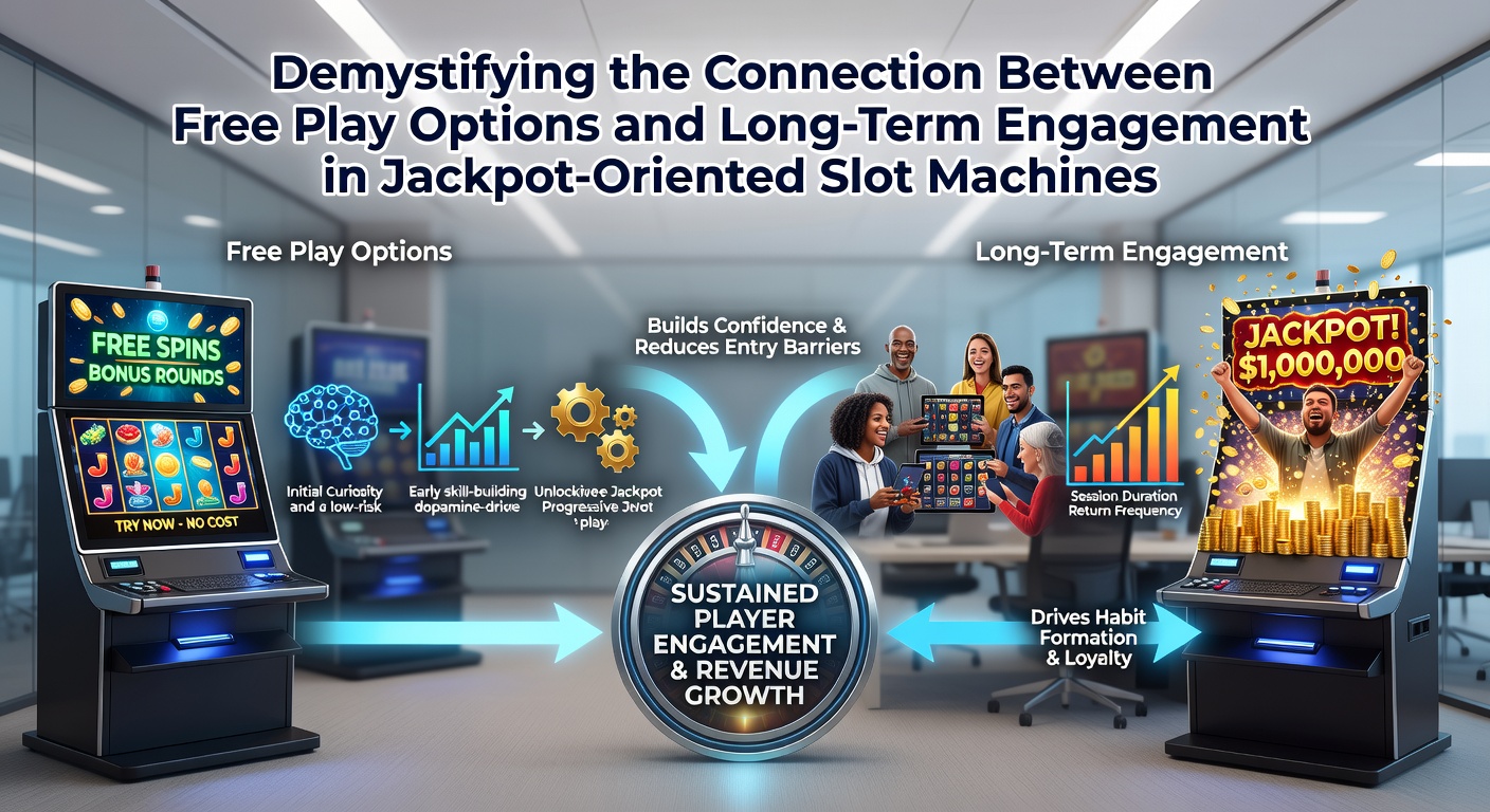 Analytics dashboard illustrating player retention curves linked to free play usage in mobile jackpot apps