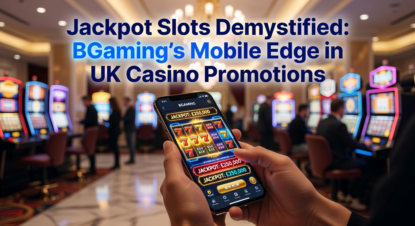 Vibrant mobile screen displaying BGaming jackpot slot with cascading reels and rising prize meters during a UK casino promotion