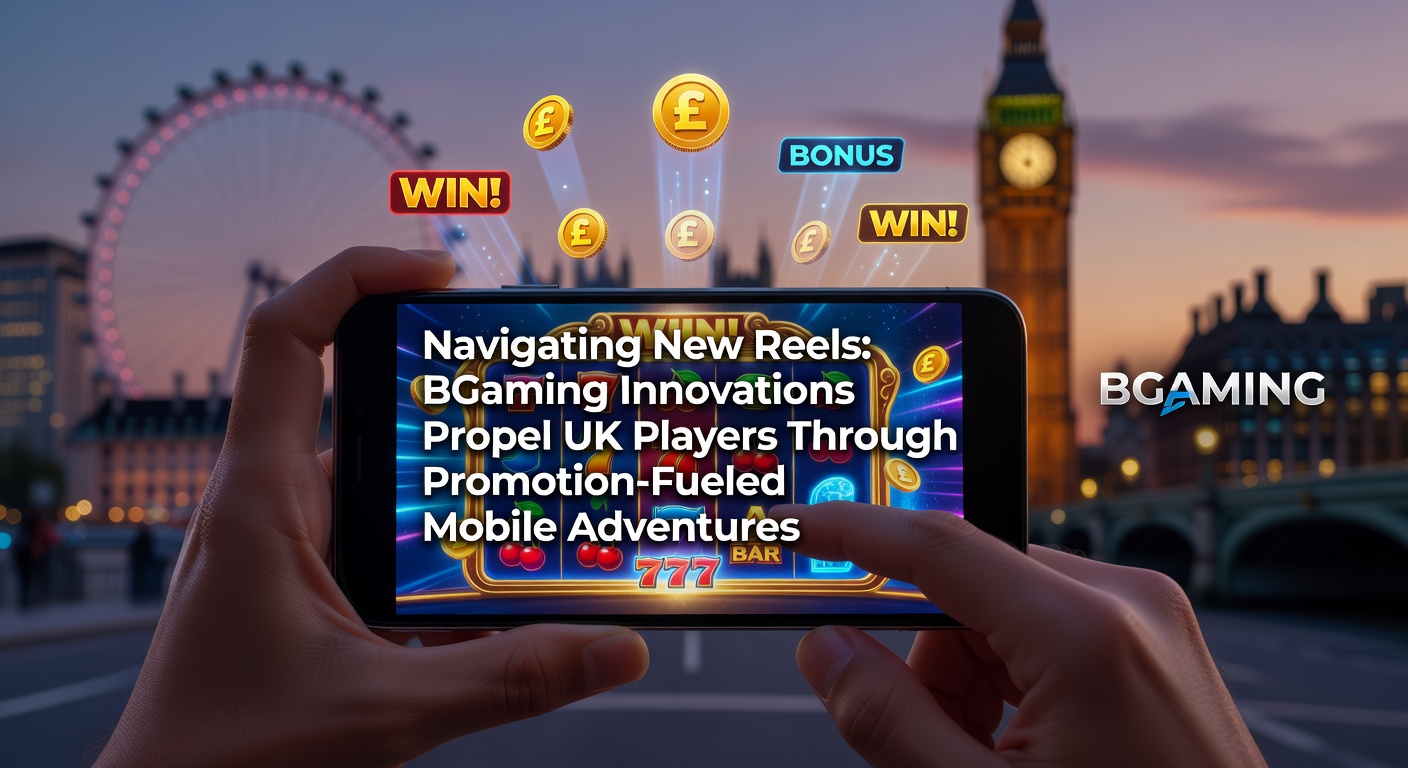 Dynamic mobile slot reels from BGaming displaying vibrant animations and promotion overlays on a smartphone screen