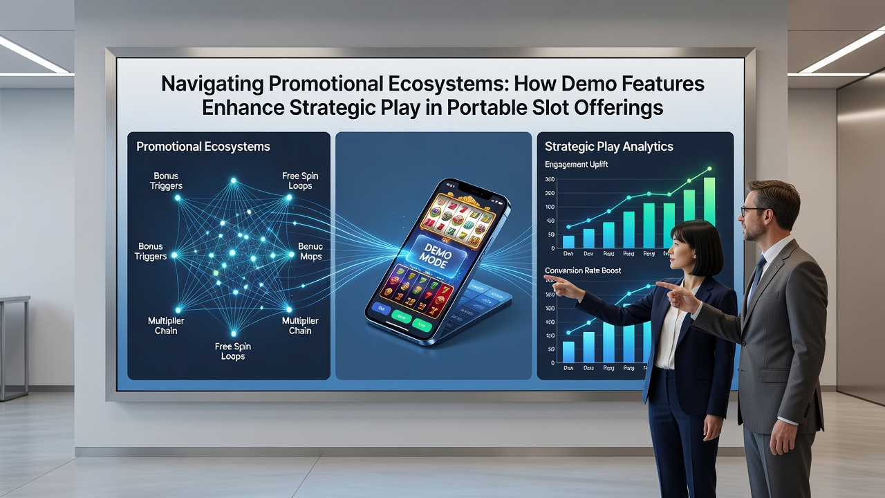 Strategic flowchart showing demo mode progression leading into mobile casino bonus activation