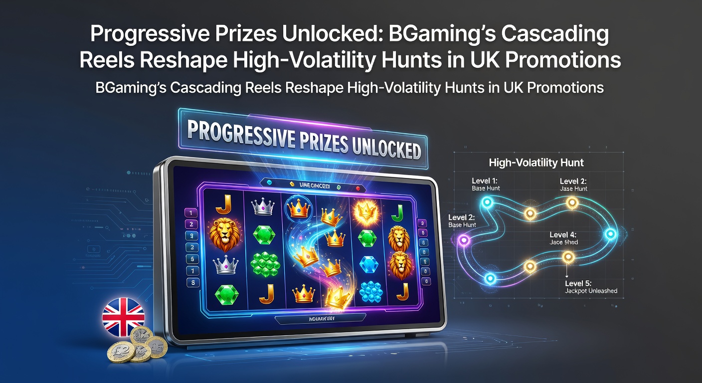 Dynamic cascading reels in action on a BGaming slot screen, showing symbols tumbling down to form new winning combinations amid progressive prize meters climbing