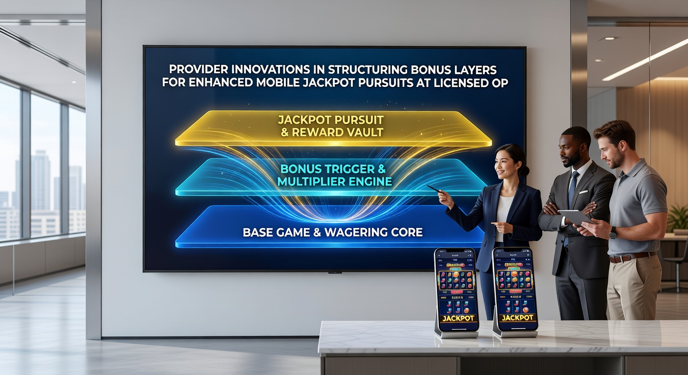 Detailed view of structured bonus layers and jackpot pathways on mobile casino screens